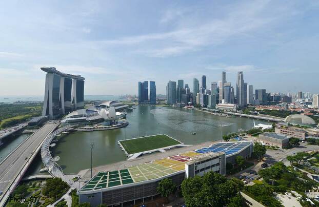 Sân vận động The Float Marina Bay – Singapore