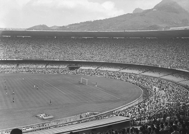 Trận cuối cùng của World Cup 1950 diễn ra tại Maracana, 