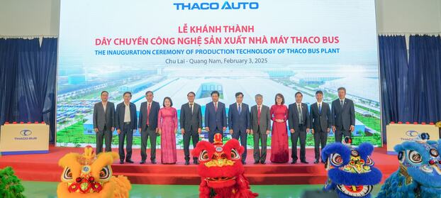 THACO AUTO khánh thành dây chuyền công nghệ sản xuất nhà máy THACO Bus và ra mắt line-up sản phẩm mới thương hiệu THACO Bus, THACO Tải