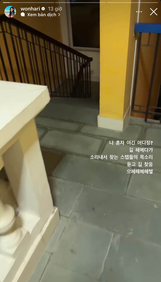 Cô nàng hài hước chia sẻ đi lạc khi tìm phòng khách sạn.