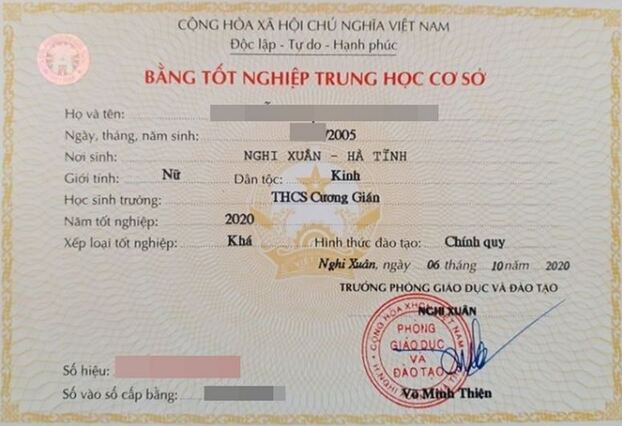 Đề xuất bỏ bằng tốt nghiệp THCS, thay bằng hình thức xác nhận tốt nghiệp.