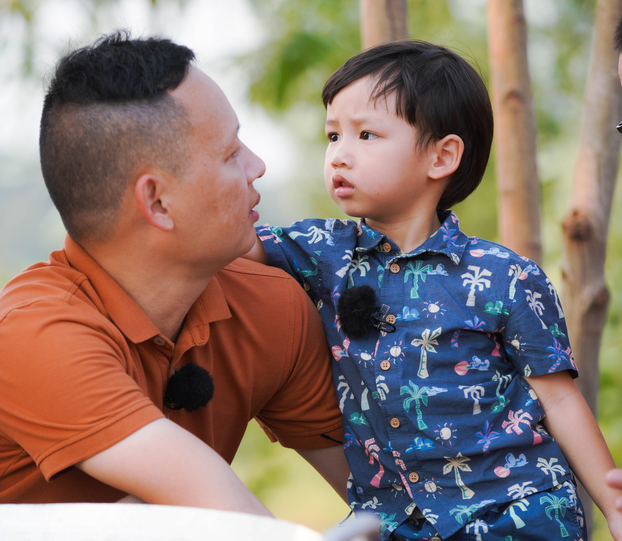 Bé Sun là con trai út của nhạc sĩ Nguyễn Hải Phong.