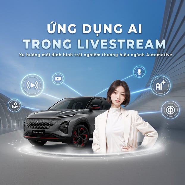 AI trong Livestream được xem là giải pháp mới tái định hình trải nghiệm thương hiệu cho ngành Automotive