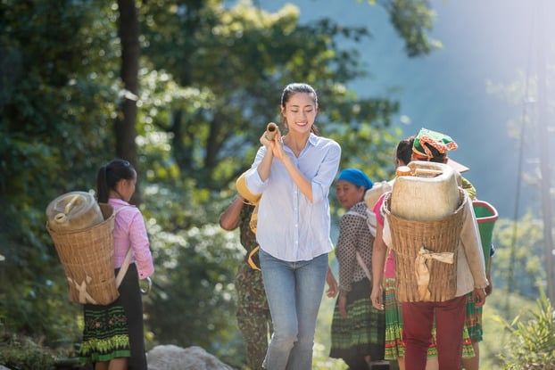 Hoa hậu Lương Thùy Linh.