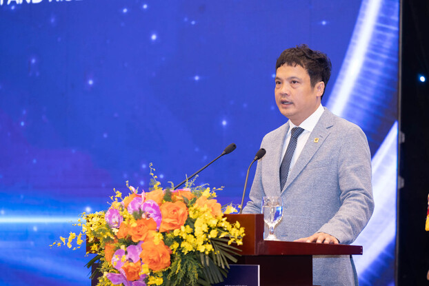Ông Nguyễn Văn Khoa - Chủ tịch Vinasa phát biểu tại diễn đàn Vietnam - Asia DX Summit 2025