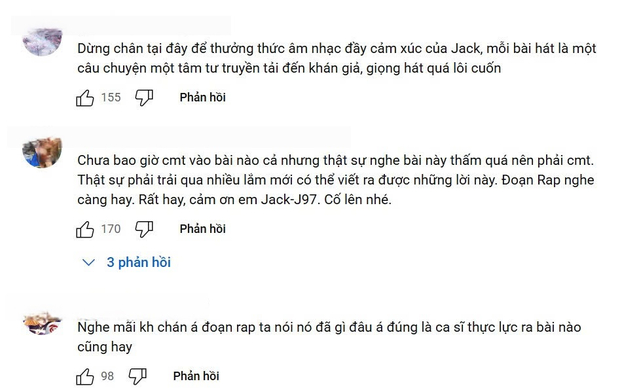 Nhiều người hâm mộ bày tỏ sự ủng hộ dành cho Jack