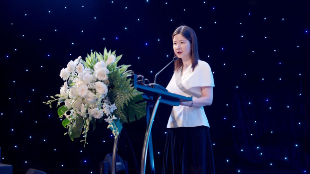 Lê Thái Hà phát biểu khai mạc sự kiện, khẳng định tầm quan trọng của kết nối các bên liên quan để thúc đẩy phát triển bền vững thực chất trong ngành thủy sản