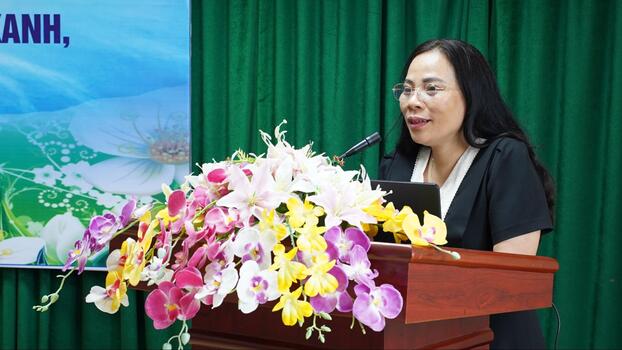 TS. Lê Thị Thủy - Giám đốc Trung tâm Hỗ trợ chuyển giao công nghệ hoa, cây cảnh và Phát triển nông thôn