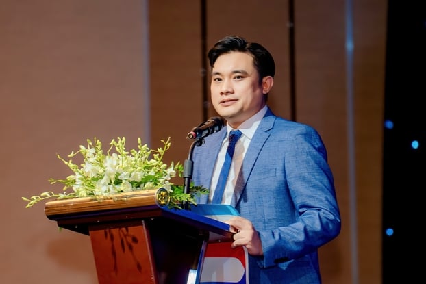 Ông Lê Văn Thương - CEO Tập đoàn truyền thông Halotimes tại sự kiện 