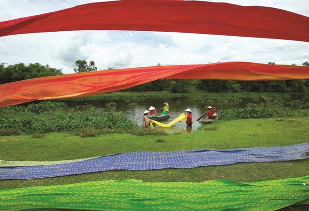 Lụa Mã Châu (Ảnh: Mai Thành Chương)