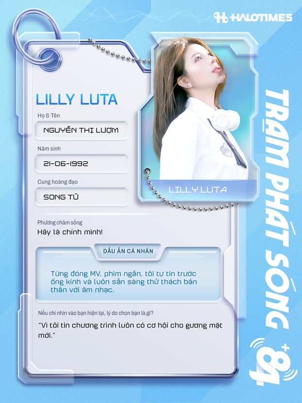 Diễn viên Lilly Luta ghi danh Trạm Phát Sóng +84.
