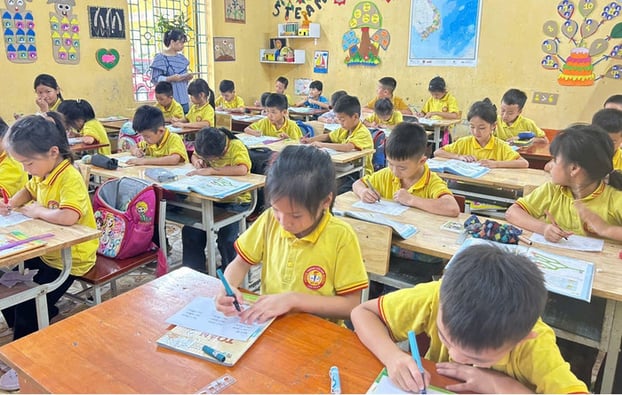 Học sinh Trường Tiểu học Mỹ An (Ảnh: NTCC)