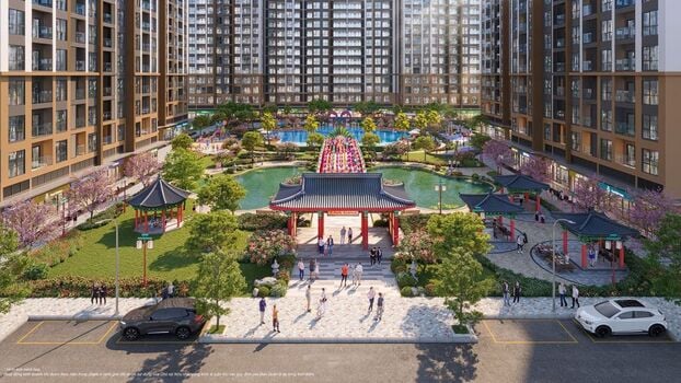 Cổng ánh sáng Seoul Light Gate tại K-Park Avenue lấy cảm hứng từ phố Dongdaemun