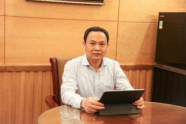 Ông Lê Văn Bính - Phó Bí thư Huyện ủy, Chủ tịch UBND huyện Phú Xuyên (cũ), nay là Bí thư Đảng ủy xã Phượng Dực, Hà Nội. Ảnh: NVCC