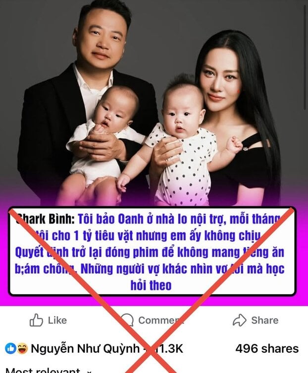 Từ khi lập gia đình với Shark Bình, Phương Oanh chịu nhiều điều tiếng. Ảnh: Chụp màn hình.