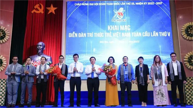 Các đại biểu tham gia Diễn đàn Trí thức trẻ Việt Nam toàn cầu lần thứ V - ảnh: globalvysa.vn