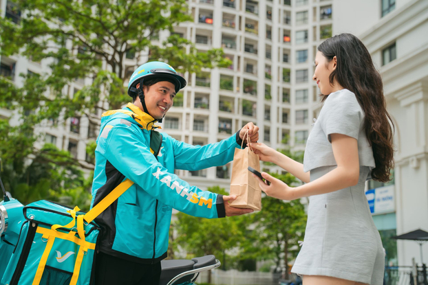 Xanh SM Ngon giao từng đơn hàng riêng lẻ để đảm bảo chất lượng món ăn và giúp rút ngắn thời gian chờ đợi của khách hàng