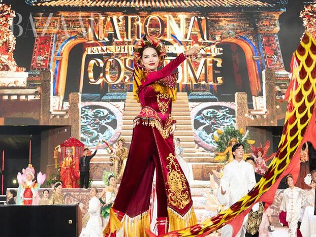 Trang phục dân tộc là phần thi quan trọng trong Miss Grand Vietnam 2025. Ảnh: BTC
