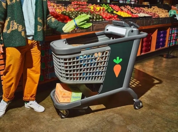 Caper Carts là xe đẩy thông minh tích hợp AI của Instacart.