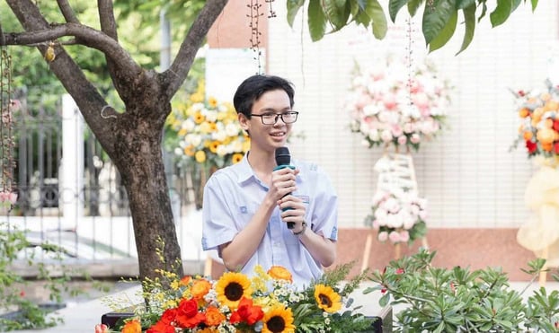Trần Đức Tài - học sinh Trường THCS - THPT Nguyễn Khuyến, TP.HCM.