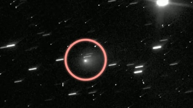 Hình ảnh vật thể 3I/ATLAS do kính viễn vọng Hubble ghi lại. Ảnh: NASA