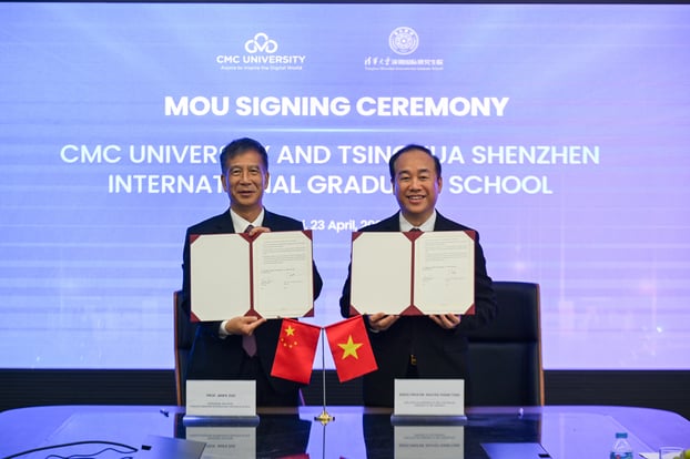 Trường Đại học CMC ký kết hợp tác với Trường Quốc tế sau đại học Thanh Hoa Thâm Quyến thuộc Đại học Thanh Hoa 
