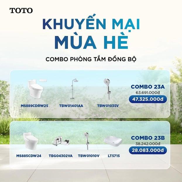 Chương trình siêu ưu đãi hè của TOTO Việt Nam. Ảnh: TOTO Việt Nam