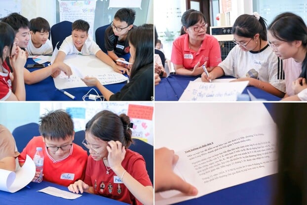 Các em được phân tích những tình huống có thật về bạo lực học đường để cùng tìm cách giải quyết