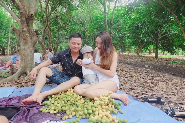 Vườn trái cây Trung Anh là một trong những địa điểm du lịch ở Sài Gòn lý tưởng cho các gia đình