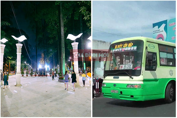 Xe buýt đến công viên Văn Lang có những tuyến nào?