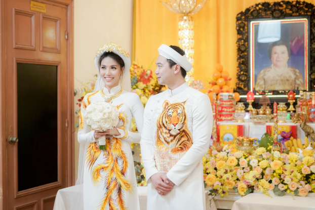 Hé lộ ảnh cưới ngọt ngào của siêu mẫu Lan Khuê cùng ông xã John Tuấn Nguyễn tại trời Tây 6