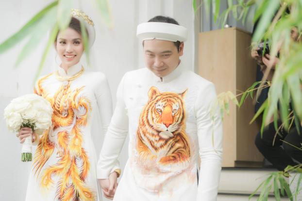 Hé lộ ảnh cưới ngọt ngào của siêu mẫu Lan Khuê cùng ông xã John Tuấn Nguyễn tại trời Tây 4