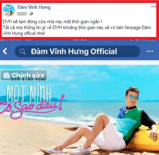Đàm Vĩnh Hưng bất ngờ khóa facebook cá nhân, không tổ chức sinh nhật trong 2 năm tới 0