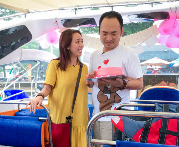 Sinh nhật Tiến Luật, Thu Trang tặng quà 'có một không hai' khiến dân mạng cười ngất 4