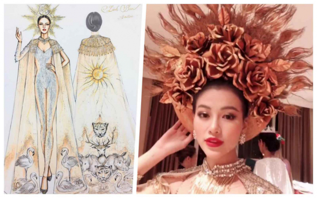 Chiêm ngưỡng bộ trang phục giúp Á hậu Phương Khánh đoạt Huy chương vàng tại Miss Earth 3