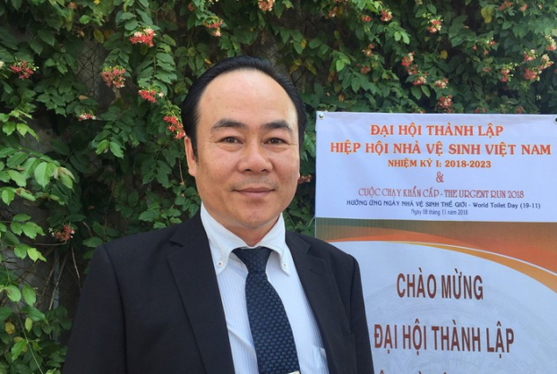   Ông Lê Văn Hiệp - Chủ tịch Hiệp hội Nhà vệ sinh Việt Nam nhiệm kỳ I  