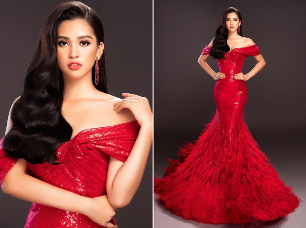 Hé lộ bốn chiếc váy dạ hội của Hoa hậu Tiểu Vy tại chung kết Miss World 2018 2