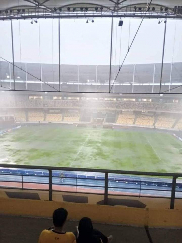 Sân Bukit Jalil ngập nặng trận chung kết lượt đi AFF Cup có nguy cơ bị hoãn 1