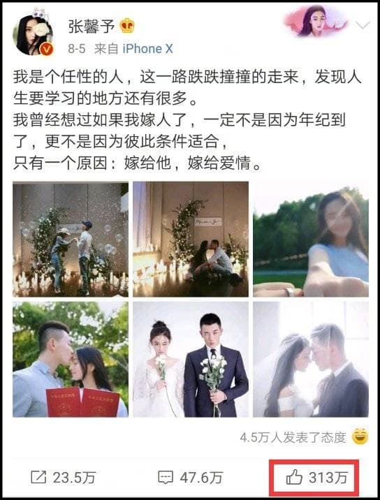 10 bài đăng Weibo của sao Hoa ngữ có lượt thích cao nhất năm: Thiên Tỷ TFBOYS có tới 2 bài 4