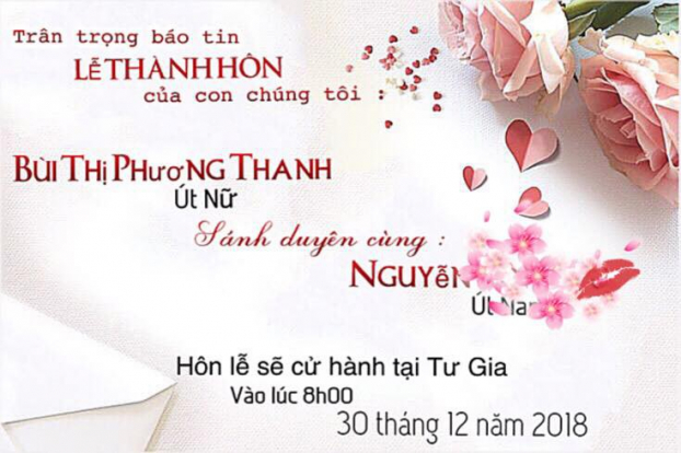 Tiếp bước bạn thân Tiến Đạt, Phương Thanh công bố thiệp mời, tổ chức cưới ngày 30/12 0