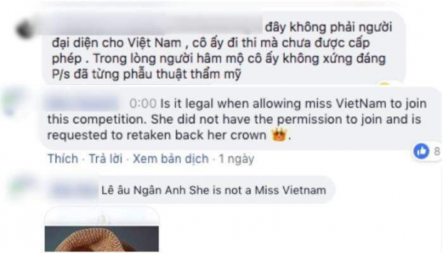'Gắt' như fan Việt lên tận fanpage Miss Intercontinental tố Lê Âu Ngân Anh thi 'chui' 1