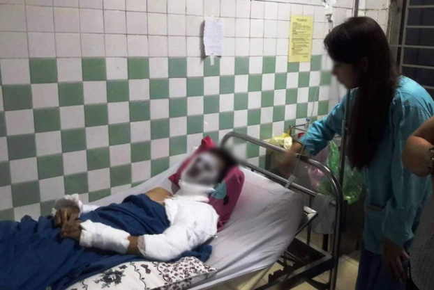   Anh Võ Duy Nghiêm đang được điều trị tại bệnh viện ở Thái Lan  