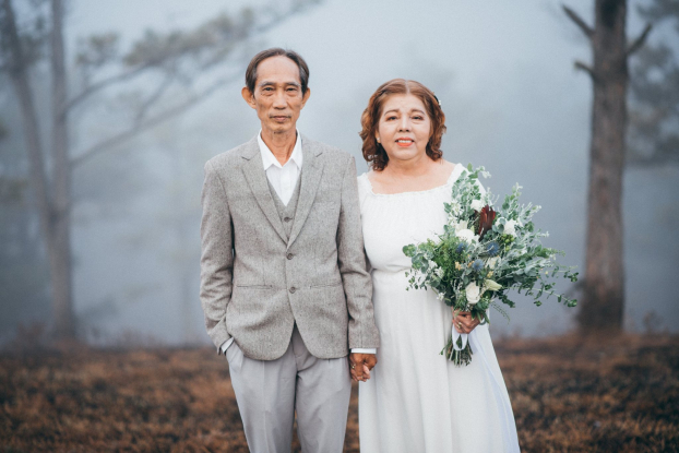 Bộ ảnh 'Cảm ơn em' tình bể bình của cặp đôi lớn tuổi ở Đà Lạt khiến bao người ngưỡng mộ 8