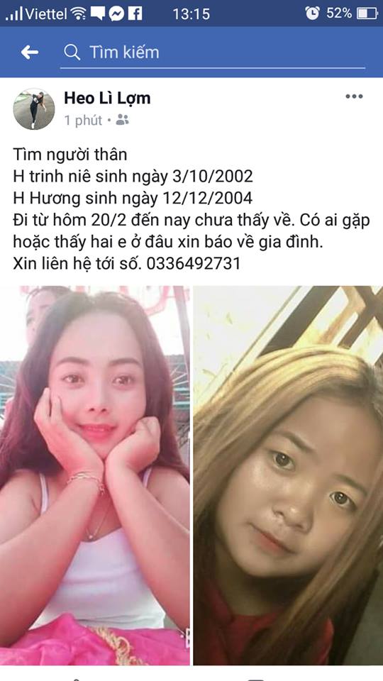 2 chị em gái mất tích bí ẩn sau khi đi đón mẹ ở Đắk Lắk đã về nhà sau vài ngày mất liên lạc 0