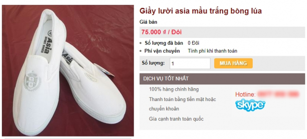   Cư dân mạng nhanh chóng tìm ra đôi giày lười mà ông chủ Trung Nguyên sử dụng được bán trên mạng với giá 75.000đ  