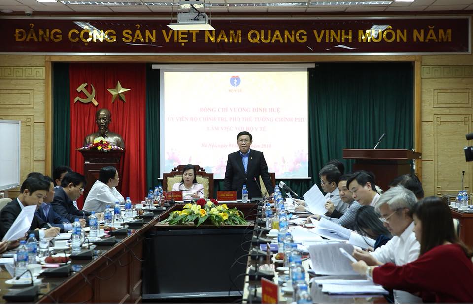 Phó Thủ tướng Vương Đình Huệ trong buổi họp quan trọng sửa đổi Nghị định số 105/2014/NĐ-CP 