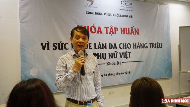   PGS. TS. BS cao cấp Nguyễn Duy Hưng - Tổng thư ký hội da liễu Việt Nam  