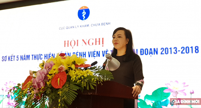   Bộ trưởng Nguyễn Thị Kim Tiến phát biểu trong Hội nghị  