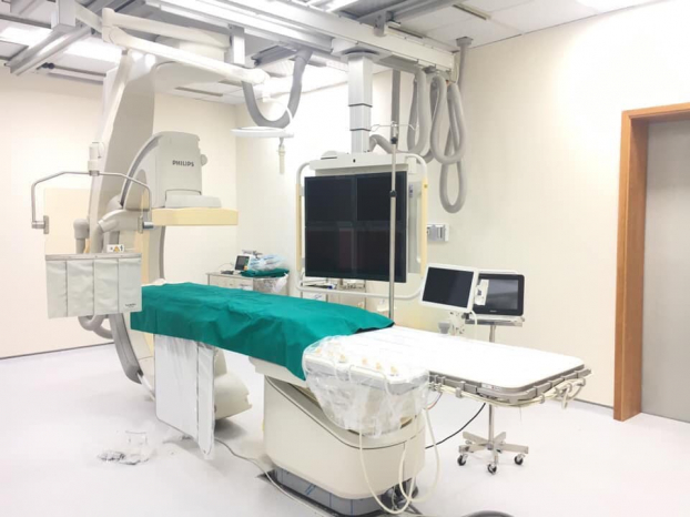   Hình ảnh trang thiết bị hiện đại được trang bị tại Phòng can thiệp tim mạch, Bệnh viện Lão khoa Trung ương  