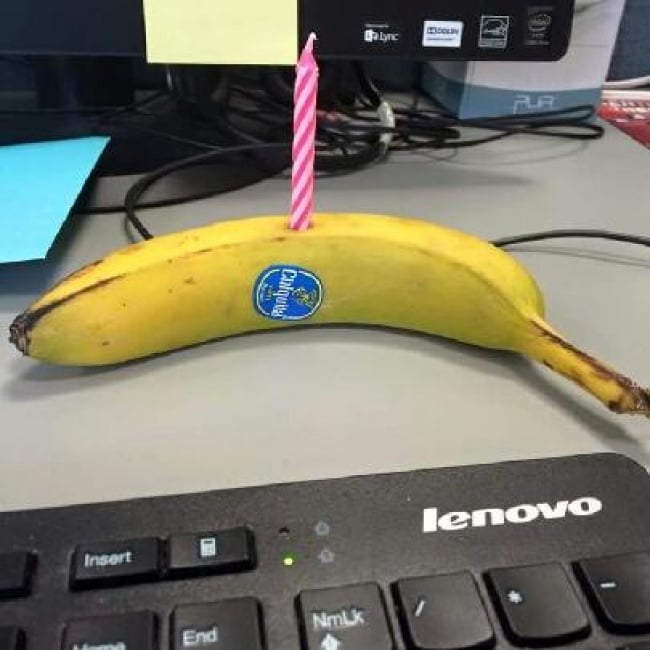Vợ tôi ăn chay, và đây là quà sinh nhật đồng nghiệp dành cho cô ấy.